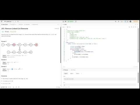 Leetcode 203. Remove Linked List Elements (Java)