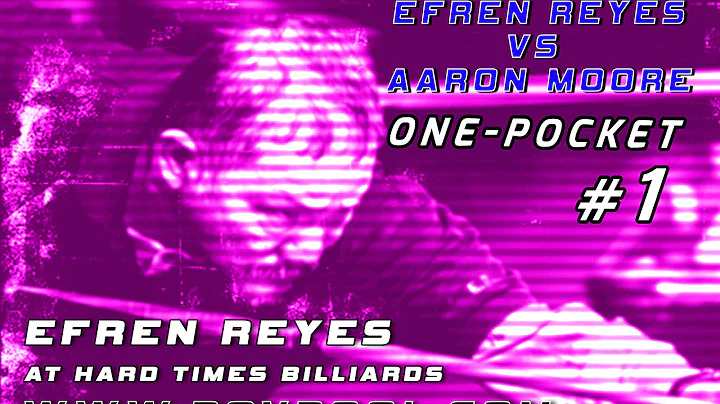 #1 Efren Reyes vs Aaron Moore / 1-Pocket / Jun 2016