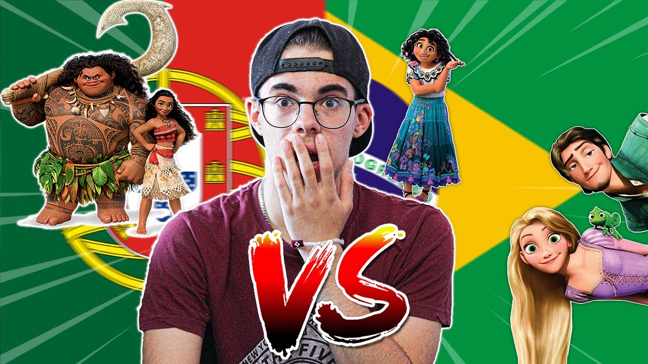 PORTUGAL vs. BRASIL - MÚSICAS DA DISNEY!!! - PARTE 5