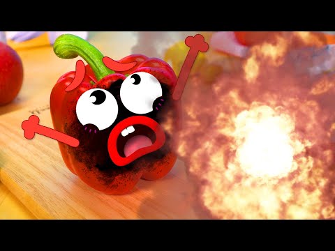Series9 | Secret Life Of Stuff Fruits And Vegetables Doodles Animation | 3D Cute Food Talking Things