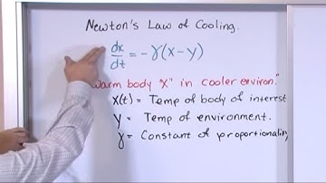 Lesson 10 - Applications of ODEs in Cooling (Differential Equations)