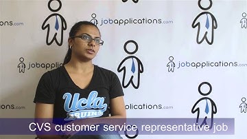 CVS Interview - Customer Service Representative
