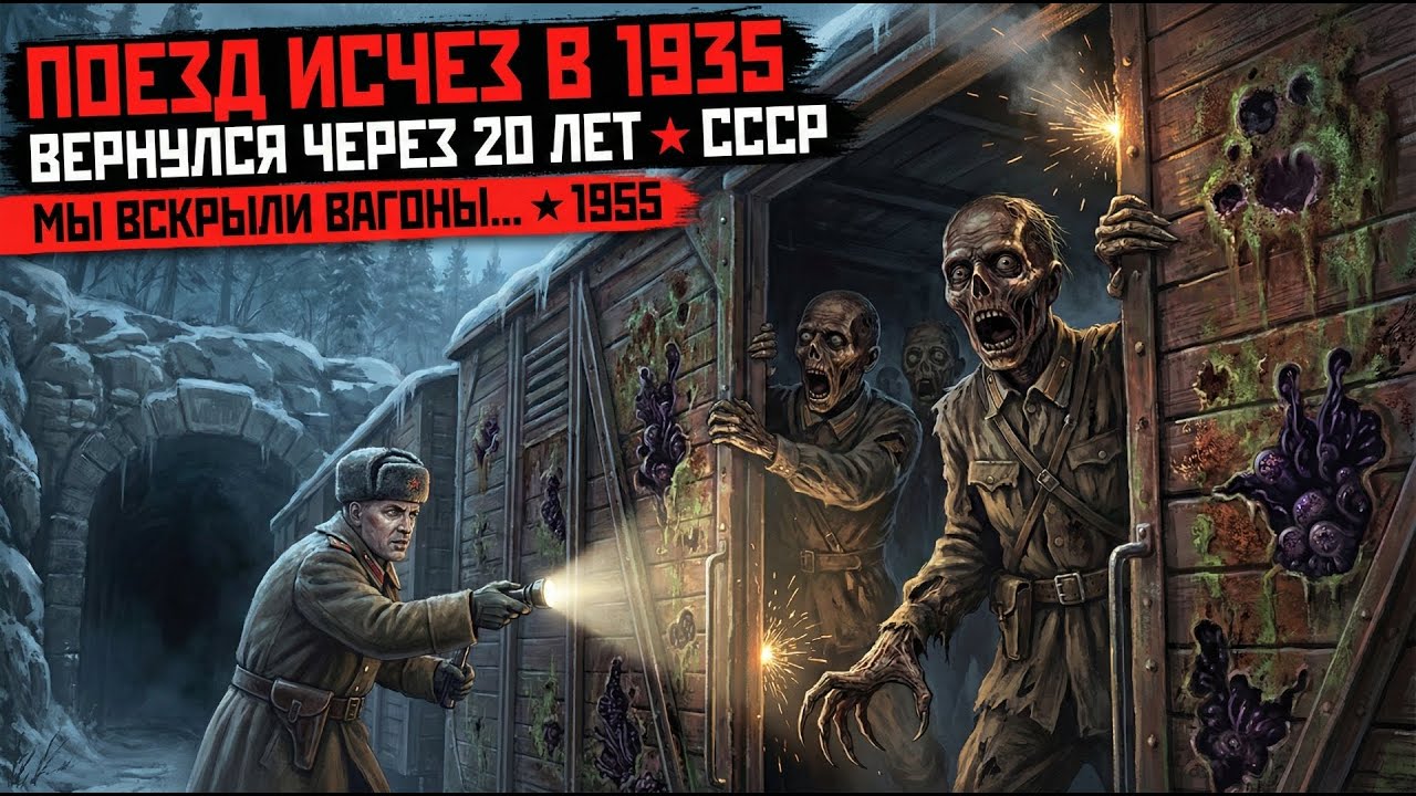 СЕКРЕТНЫЙ ПОЕЗД-ПРИЗРАК. Эшелон с зеками исчез в туннеле и ВЕРНУЛСЯ ЧЕРЕЗ 20 ЛЕТ | Дело «Хронос»