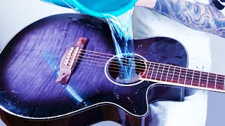 I filled my guitar with water and it sounds UNREAL