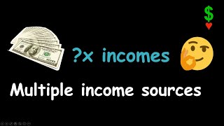 Multiple income streams, income source ideas