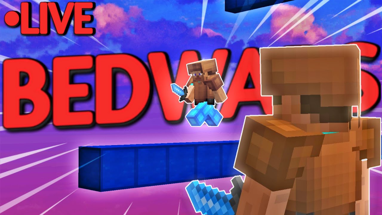 Ibedless playing bedwars with subscribers MINECRAFT LIVE - YouTube