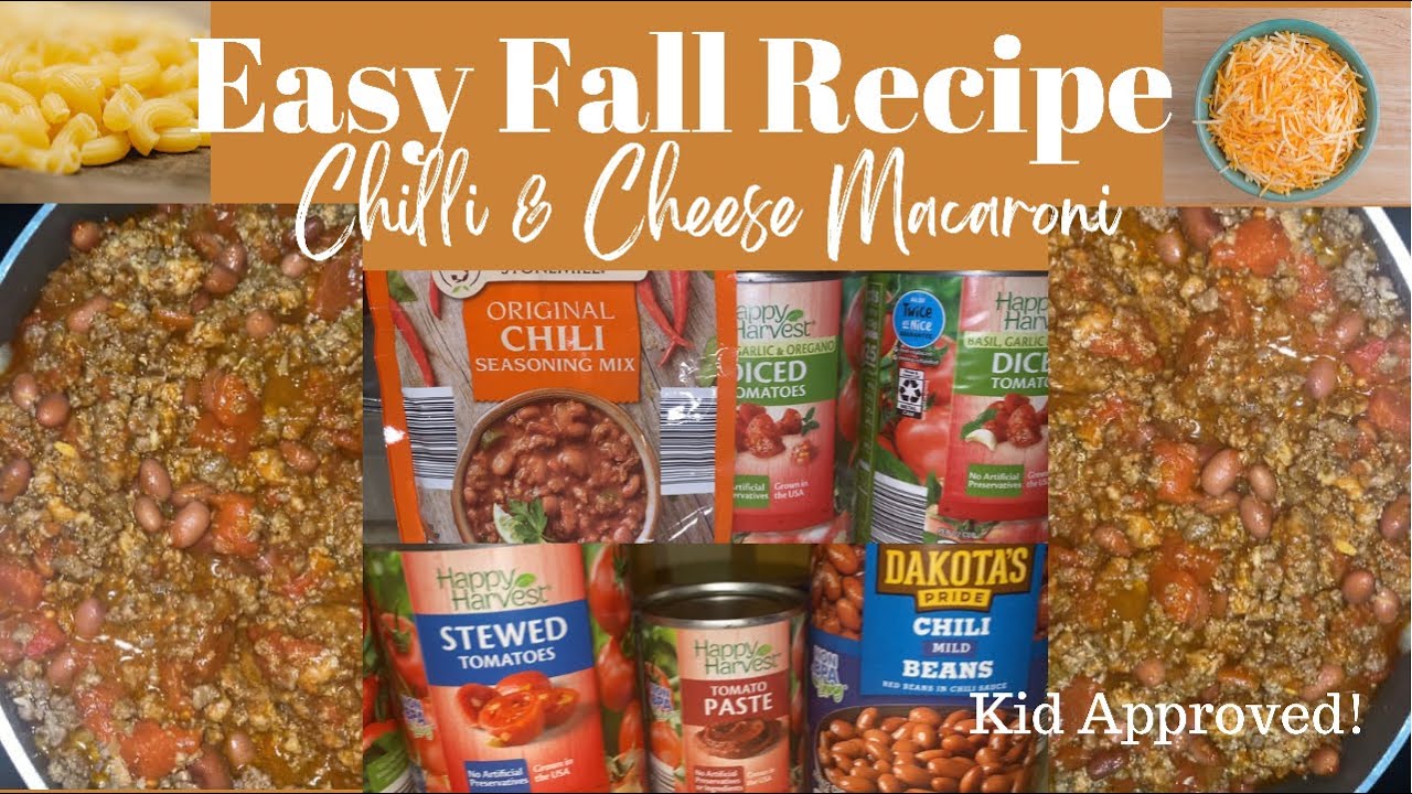 Fall Recipe|Chilli & Cheese Macaroni|Easy Dinner Ideas|Picky Eater