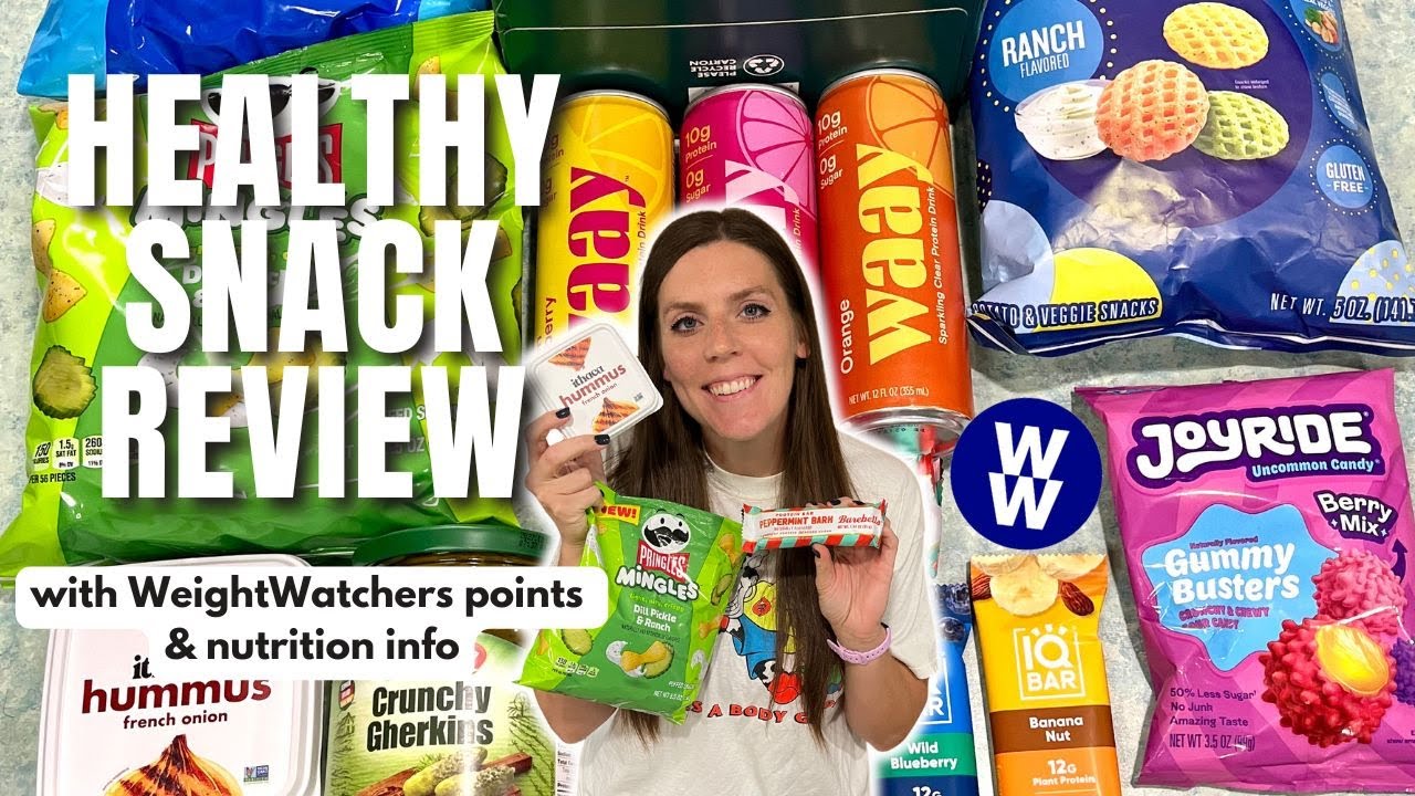 Healthy Snack Review | Trying New Healthy Low Point Foods | WeightWatchers Points, Calories & Macros
