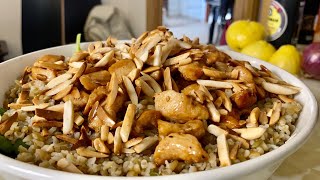 Freekeh salad سلطة فريكه English and Arabic ingredients healthy and easy weight lost salad