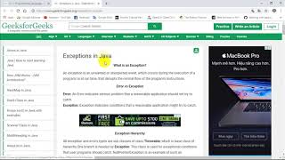 Java   73  Tổng quan về Exceptions