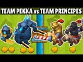 PEKKA + MINI PEKKA vs PRINCIPE + PRINCIPE OSCURO | CUAL ES EL MEJOR DUO? | CLASH ROYALE