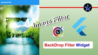 Image Filter using BackdropFilter in Flutter | Flutter Tutorial | Image Effects in Flutter.