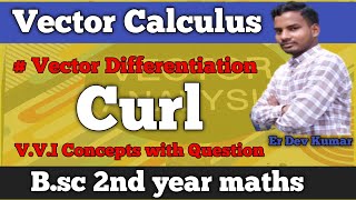 Curl of a Vector Field Definition | Bsc 2nd Year Math Online Classes