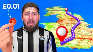 I Raced Across The UK with £0.01 to Watch Football