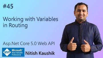 Working with Variables in Routing | ASP.NET Core 5.0 Web API tutorial