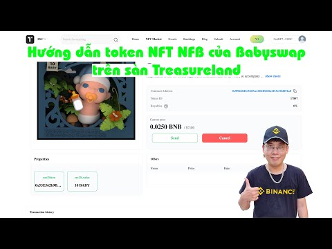 Hướng dẫn token NFT NFB của Babyswap trên sàn Treasureland