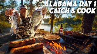 Alabama Catch & Cook Savory Crappie Crepes - Adventure Day 1 | The Coosa River screenshot 4