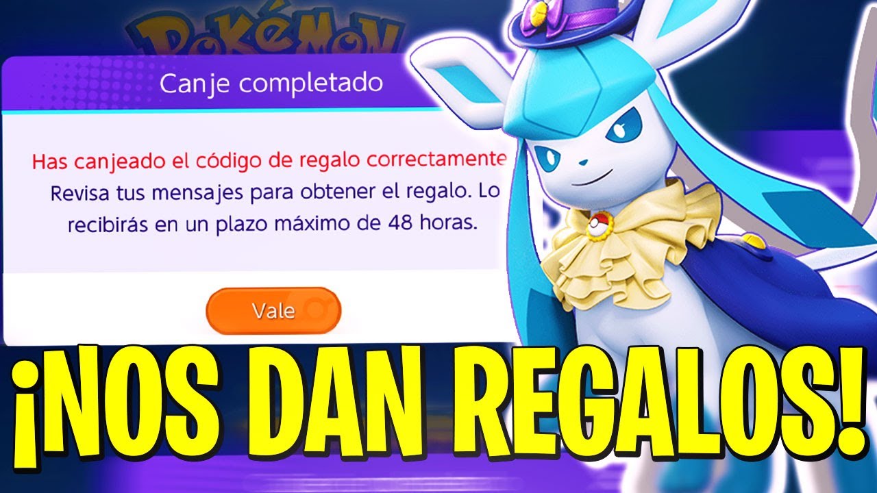 POKEMON UNITE NOS con ESTOS CODIGOS de CANJEAR REGALOS YouTube