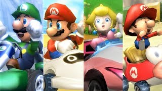 Mario Kart Wii - All Characters Winning Animations