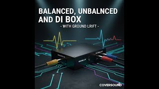Balanced, unbalanced, and DI box with ground lift for musician