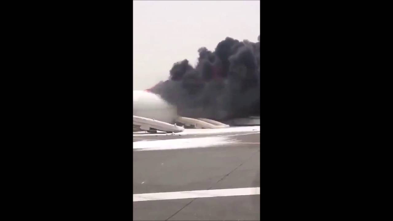 "Dubai Airport Fire: Emirates Plane in Flames on Runway After 'Crash Landing''