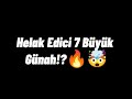 Helak Edici 7 Büyük Günah