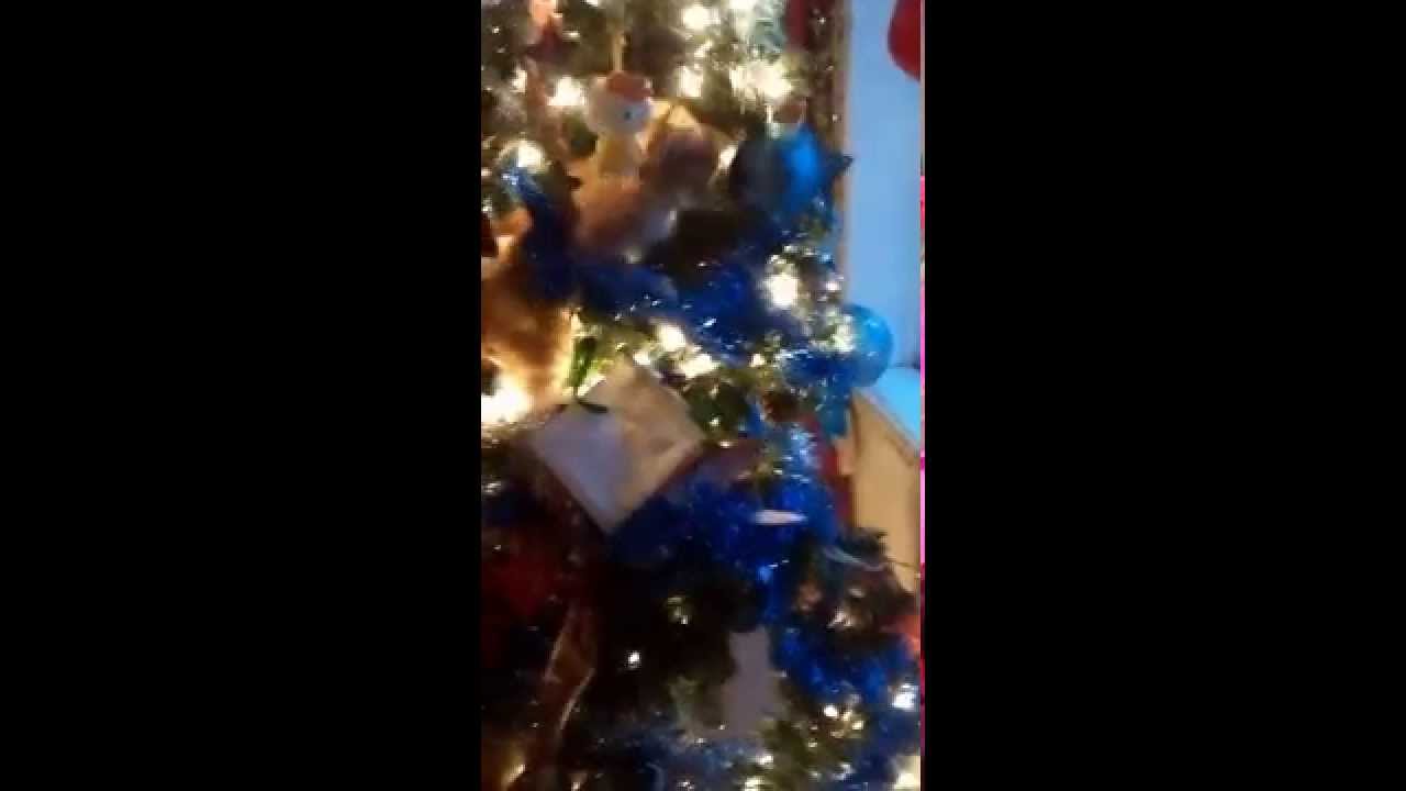 Kitty In Christmas Tree 