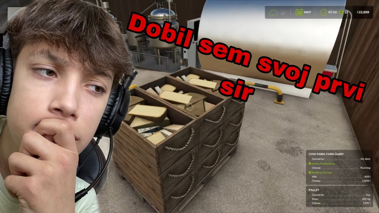 Prodali smo PRVI SIR! 😱 Koliko smo zaslužili? [fs 25 slo melcna dolina 5]