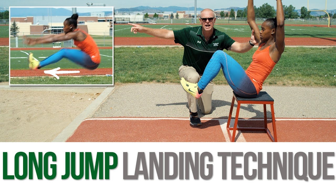 Long Jump Proper Landing Technique Youtube