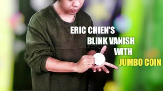 Trying to do the Eric Chiens BLINK VANISH using four different sized coins | WHITEVERSE CHANNEL