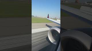 Air Canada 737 Max 8 final approach and landing at Toronto Pearson YYZ from Fredericton YFC