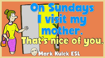 Conversation Patterns (intermediate) | English Speaking Practice - Mark Kulek ESL