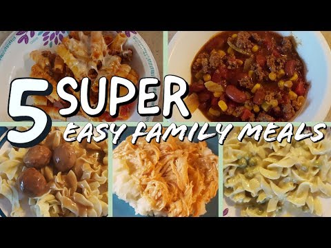 5-super-easy-family-meals-//-what's-for-dinner-//-dinner-recipes