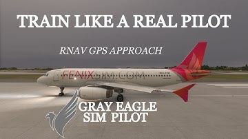 Train Like A Real Pilot | RNAV GPS Approach with a Real A320 Pilot | Fenix A320