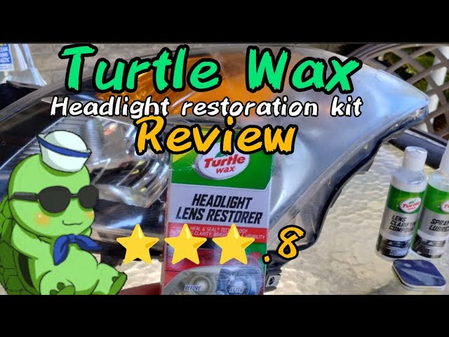 Turtle Wax 53146 Headlight Restorer Headlamp Polish Cleaner Liquid 300ml  Bottle - Review 
