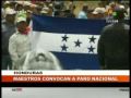 Maestros hondureos convocan a paro nacional contra el golpe de Estado Agosto 24 2009