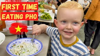 🇻🇳 British Kid Tries PHO For The FIRST TIME in Saigon Vietnam and LOVES IT ❤️