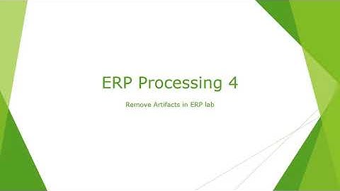 Processing ERP Data (Step 4)