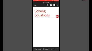 Solving equations with Solve, NSolve and Reduce command in mathematica (wolframcloud)