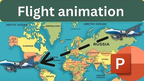 How to create flight animation in PowerPoint