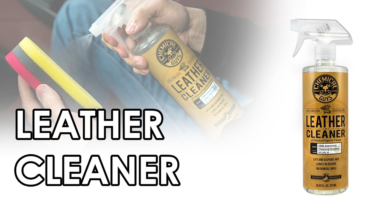 Chemical Guys Leather Cleaner - Colorless & Odorless Super Cleaner