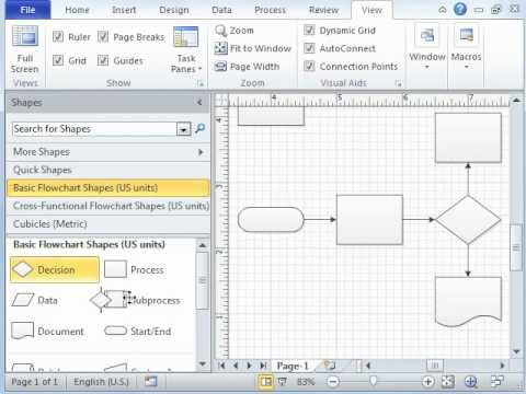 Microsoft Visio Tutorial Video 1 Of 3 Introduction Youtube