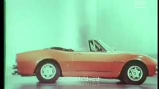 Fiat Dino Spider By Pininfarina - Official Advertising 1969