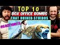 TOP 10 Box-Office BOMBS That RUINED Studios - REACTION!!!
