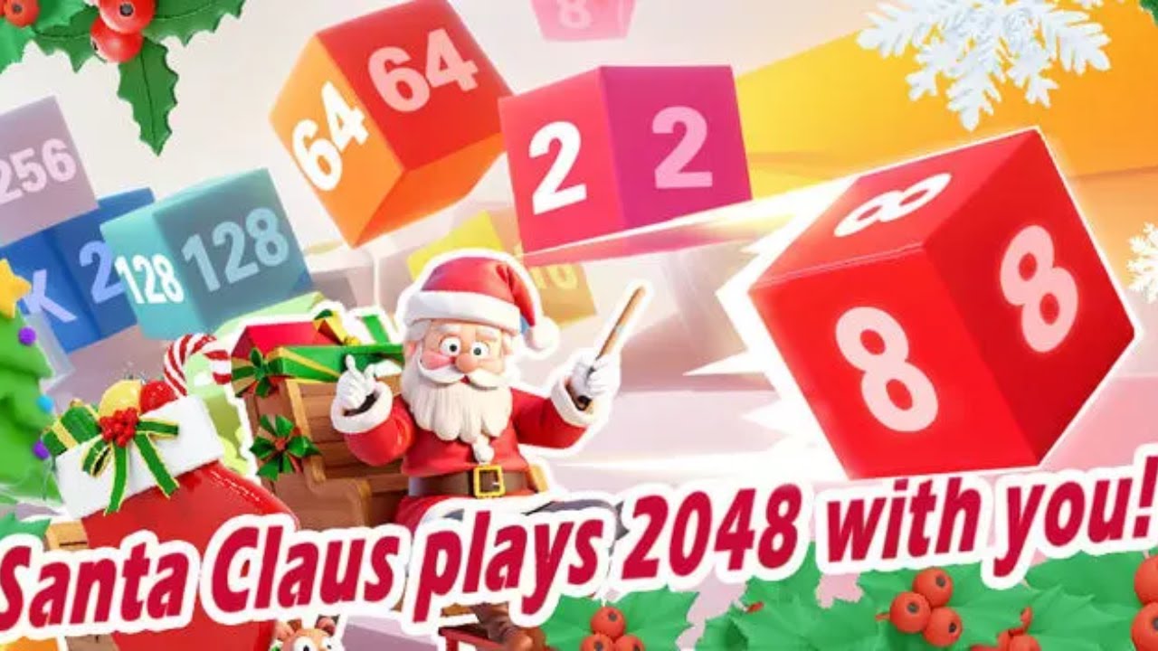 2048 Christmas Challenge Mobile Game | Gameplay Android