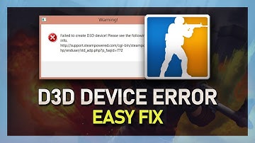 CS:GO Failed to Create D3D Device FIX! - Fast & Easy 2024 Proof
