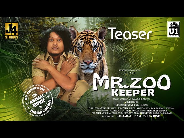 Mr ZOO KEEPER - Teaser | Pugazh | Yuvan Shankar Raja | J Suresh | J4 Studios | U1 Records class=