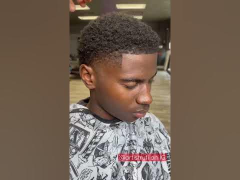  Barber💈 ️ TEMP FADE for mini CURLY FRO w. ⭐️THE BARBHER YOU DESERVE⭐️ ...