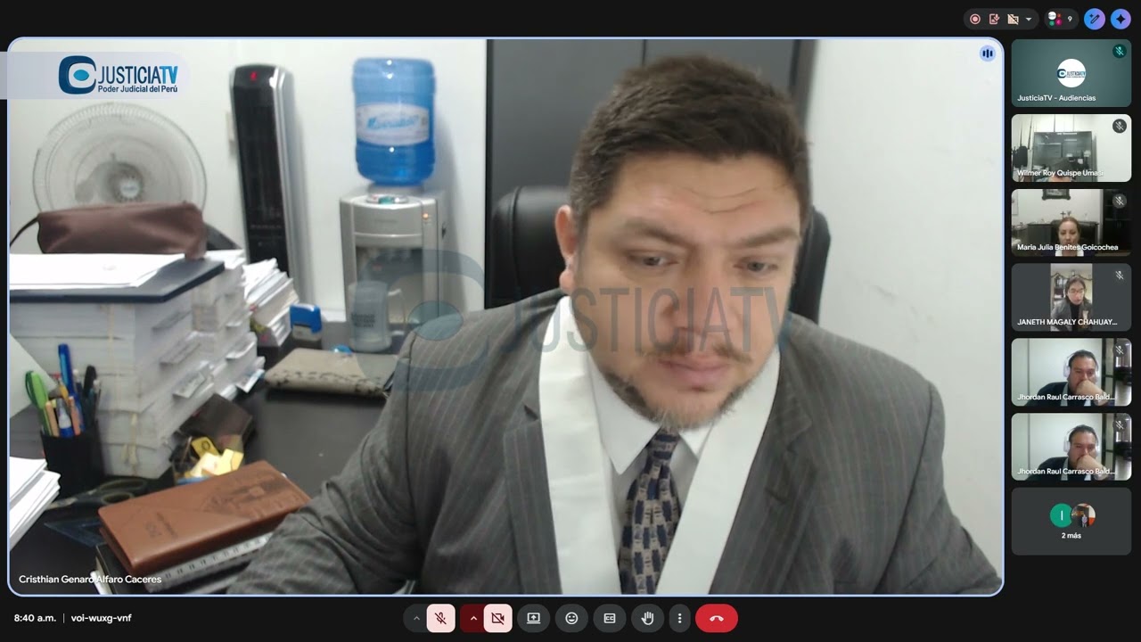 Juicio oral contra Marcos Flores Llanos