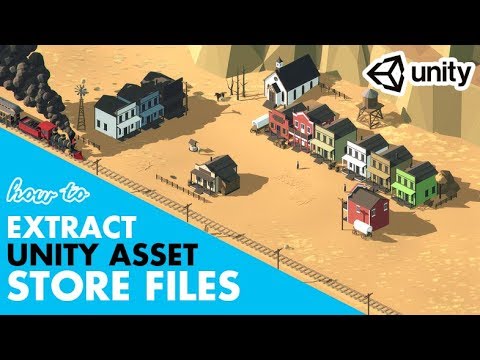How To Extract Unity Asset Store Packages